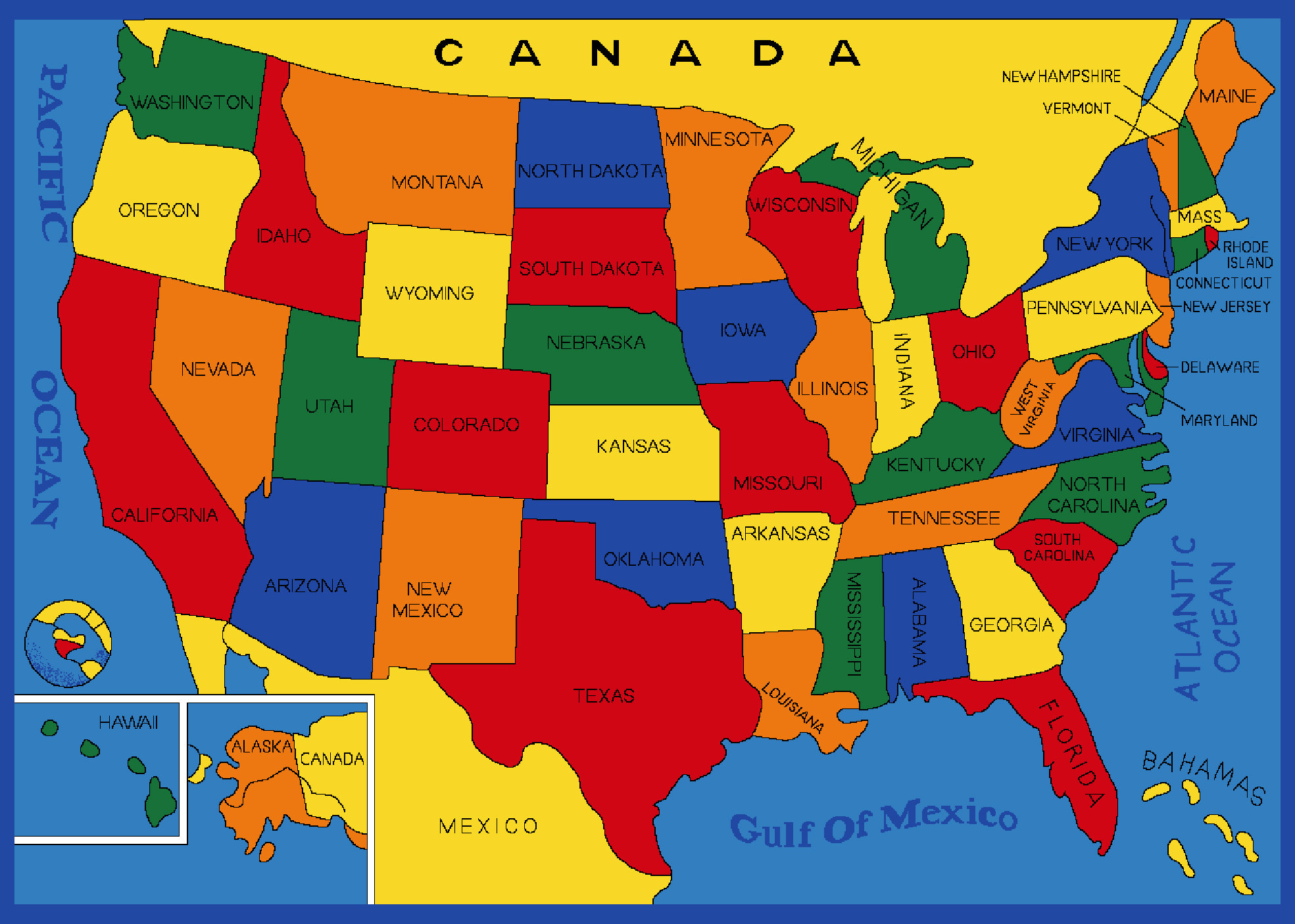 Pic Of Usa Map Casa Pittura