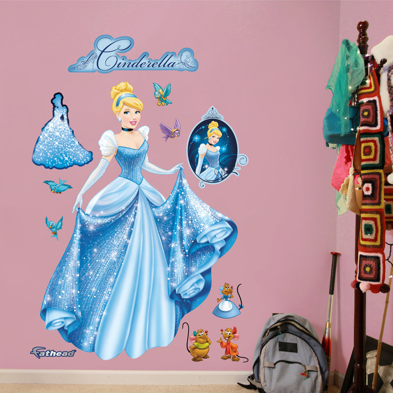 Fathead Disney Cinderella From Rags To Riches Wall Decal Wayfair