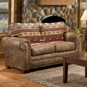 Lodge Sierra Loveseat by American Furn..