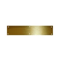 Magnetic Mount Kickplate 6x30 Magnetic Door Kick Plate Shiny Brass Finish Anodized Aluminum