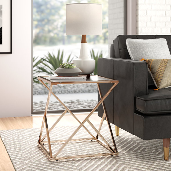 Modern Contemporary Rose Gold End Table Allmodern Modern Contemporary Rose Gold End Table Allmodern