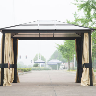 Go to store & view more images 10 Ft. W x 12 Ft. D Aluminum Patio Gazebo by Outsunny
