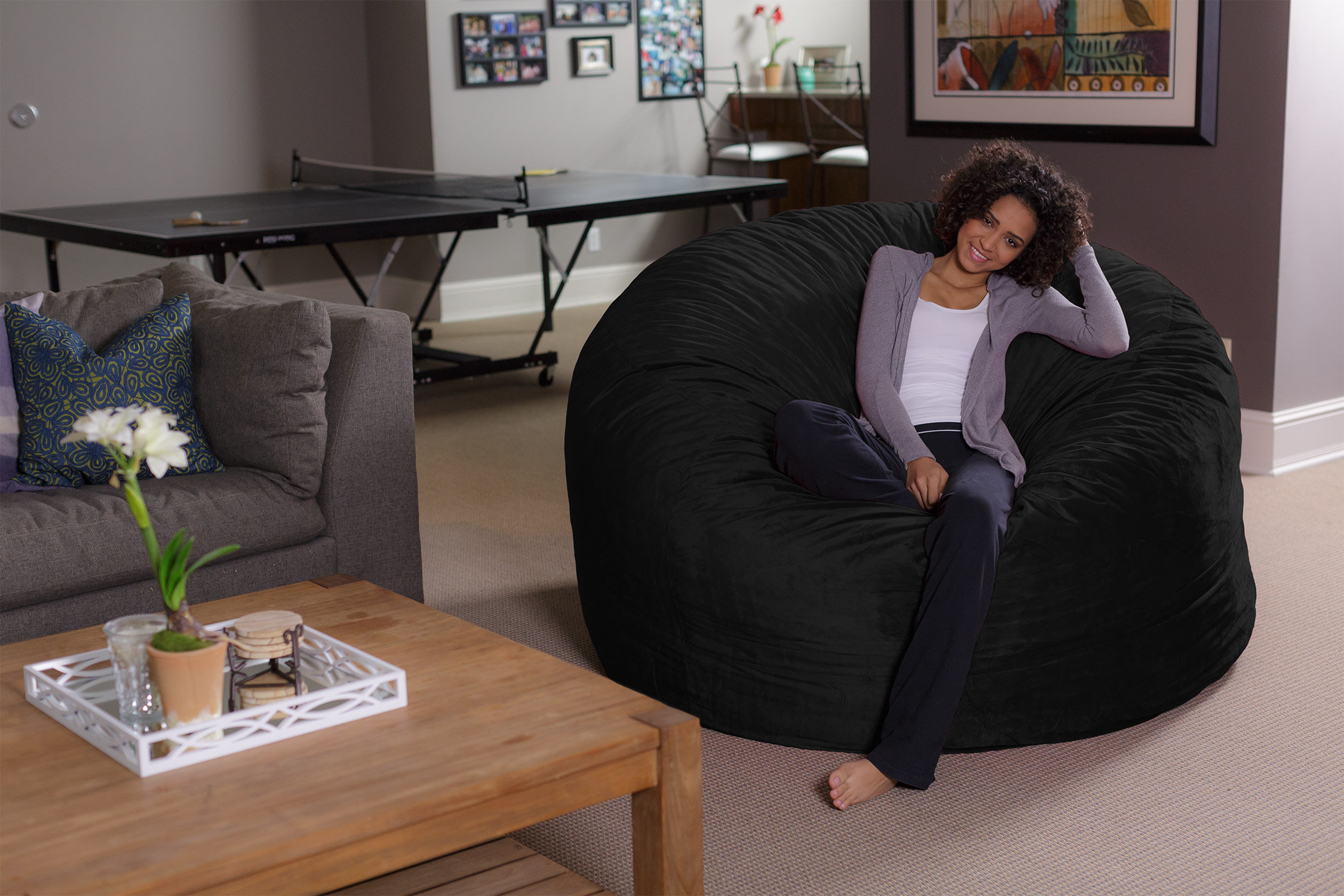 Ebern Designs Bean Bag Chair Reviews Wayfair