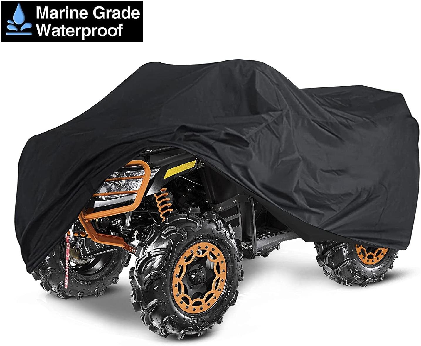 Heavy Duty Durable Waterproof Protective Cover ATV Quad-Bike Large 