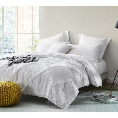 House Of Hampton Huddleson Single Comforter Size King Color White