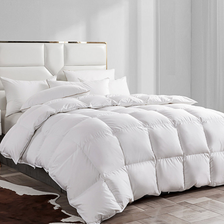 High fill power down comforter clearance