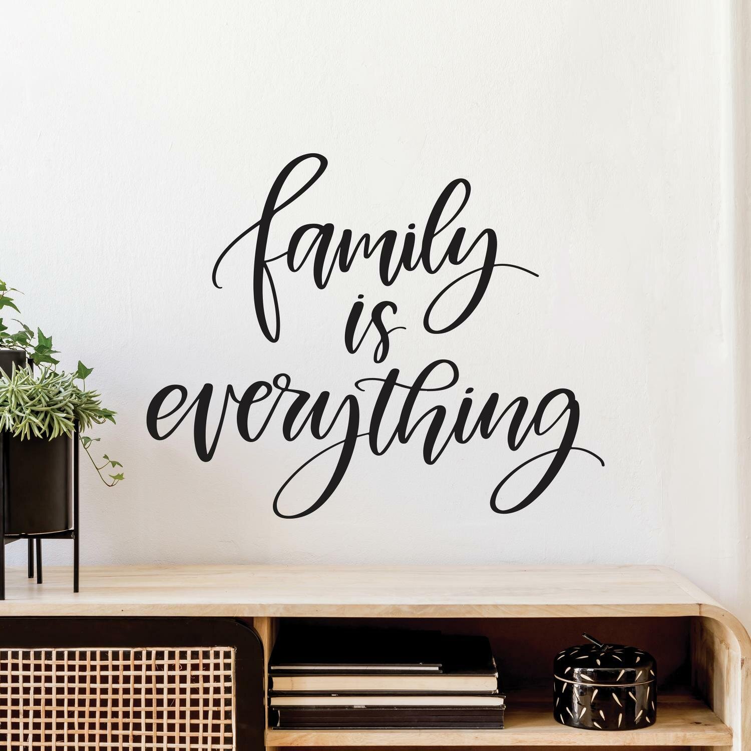 York Wallcoverings Family is Everything Wall Decal | Wayfair