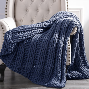 navy blue blankets and throws