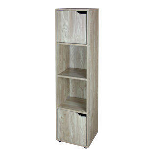 Go to store & view more images Wood Storage 4 Cube Bookcase by Home Basics