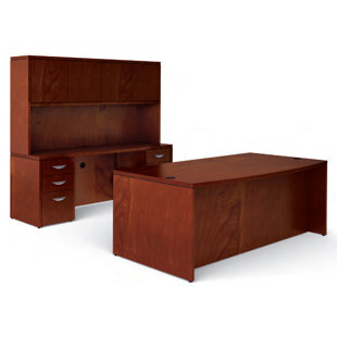 Review Ventnor 3-Piece Standard Desk Office Suite by Offices To Go