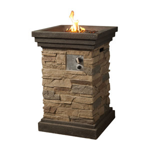Rock Gas Fire Column