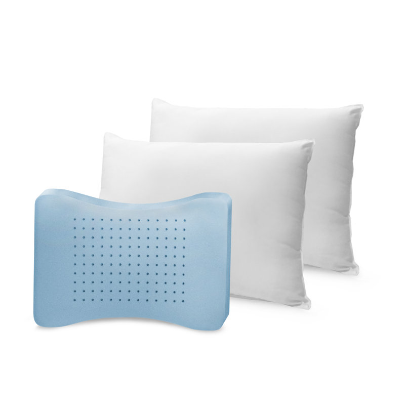 Firm Comfort Supreme Bamboo Shredded Bamboo Pillow w//Memory Foam Liner /& Washable Zipper Case Engineered for Maximum Sleep w//Premium Quality Ultra-Soft Bamboo Fabric King Size