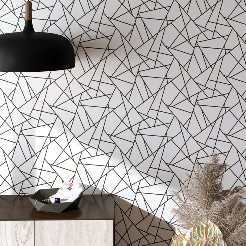 Libby Fracture 16 5 L X 20 5 W Peel And Stick Wallpaper Roll