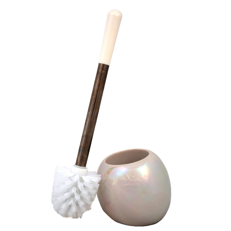 Bath Bliss Ceramic Dome 14in H Free Standing Toilet Brush And Holder Reviews Wayfair