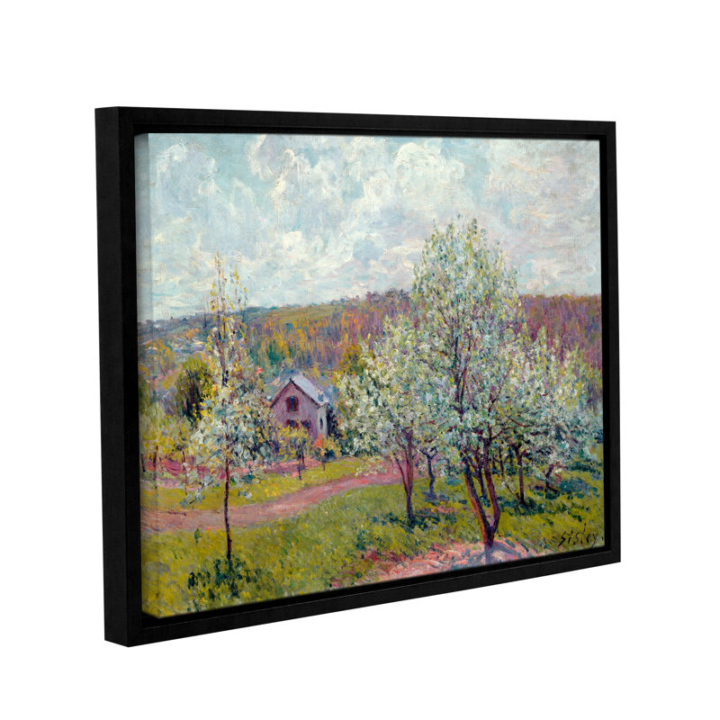 Alcott Hill Spring In The Environs Of Paris Apple Blossom 1879