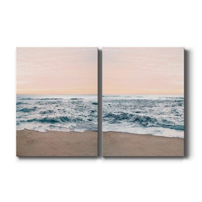 Natalie Carpentieri - 2 Piece Graphic Art Print Set Highland Dunes Format: Wrapped Canvas, Matte Color: No Matte, Size: 12