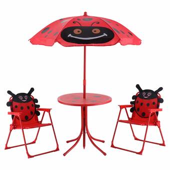 kids outdoor table and chair set