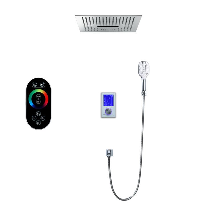 Smart Living&Technology Thermostatic Complete Shower System with Rough