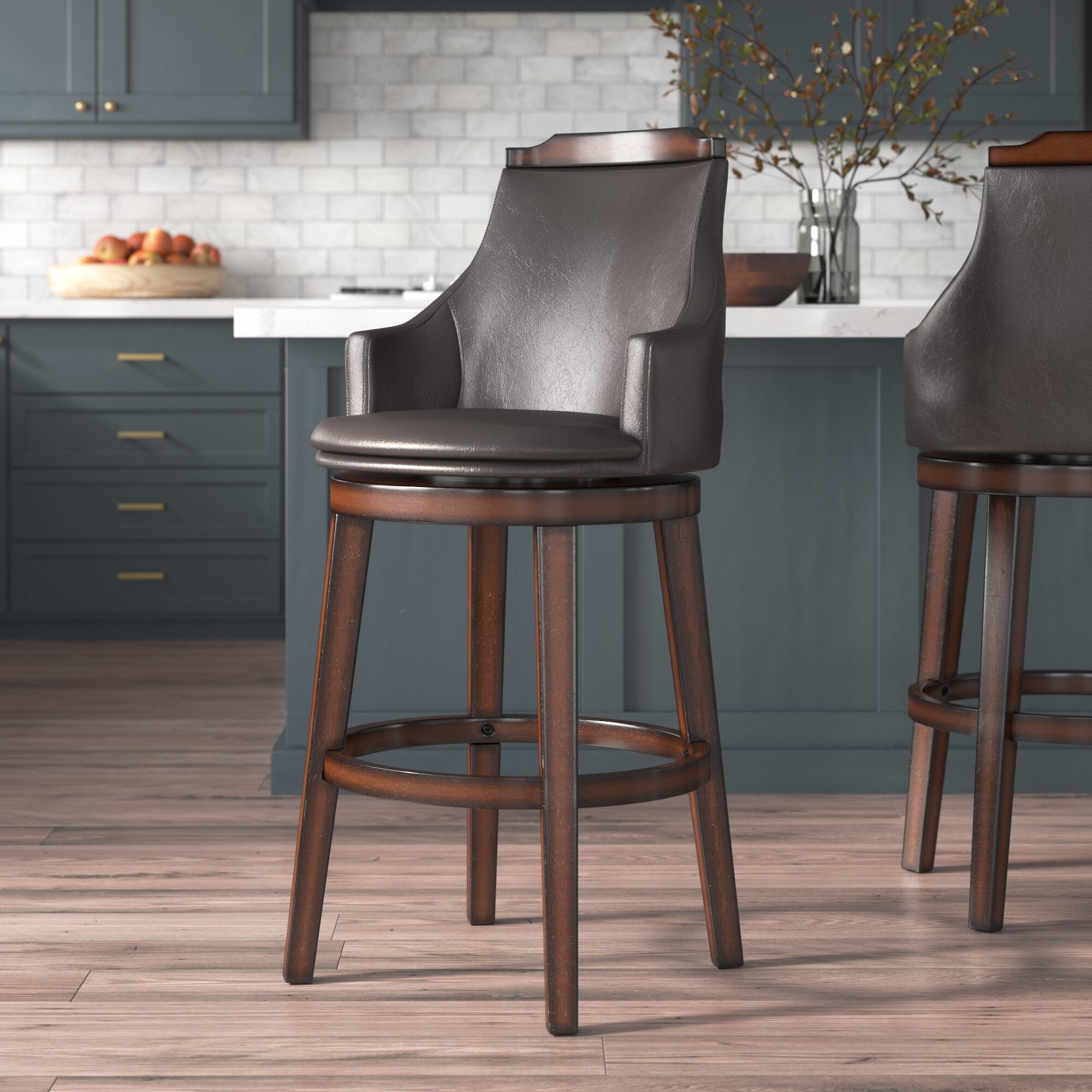 Loon Peak® Putnam 29 Swivel Bar Stool And Reviews Wayfair