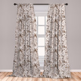 Chocolate Brown Curtains Wayfair