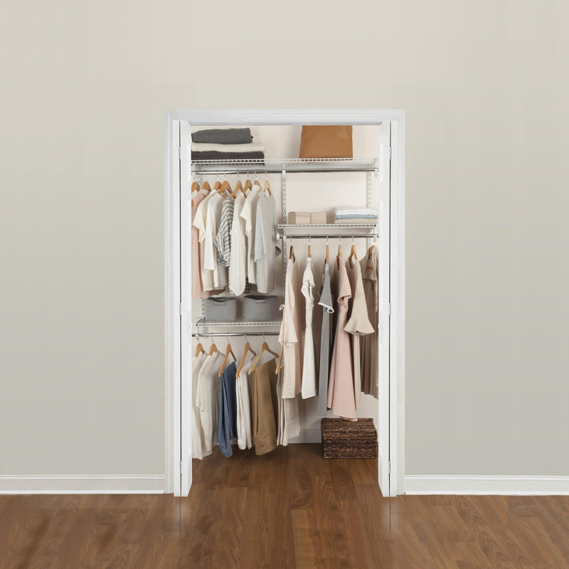Rubbermaid Fasttrack 96 Wire Closet Configuration Storage Kit Reviews Wayfair