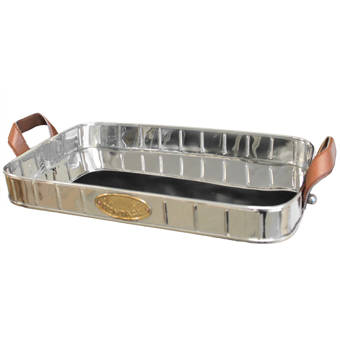 Vintage Decorative Tray With Handles