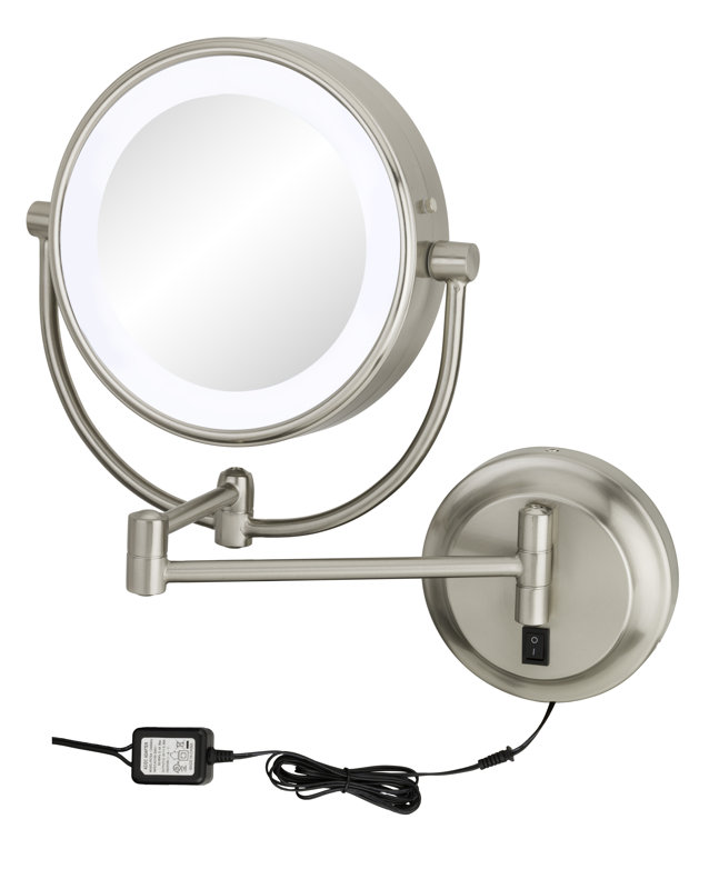 Wall Mounted Makeup Mirror With Lights kimball & young neo modern double-sided led lighted wall mounted Wall Mounted Makeup Mirror With Lights kimball & young neo modern double-sided led lighted wall mounted