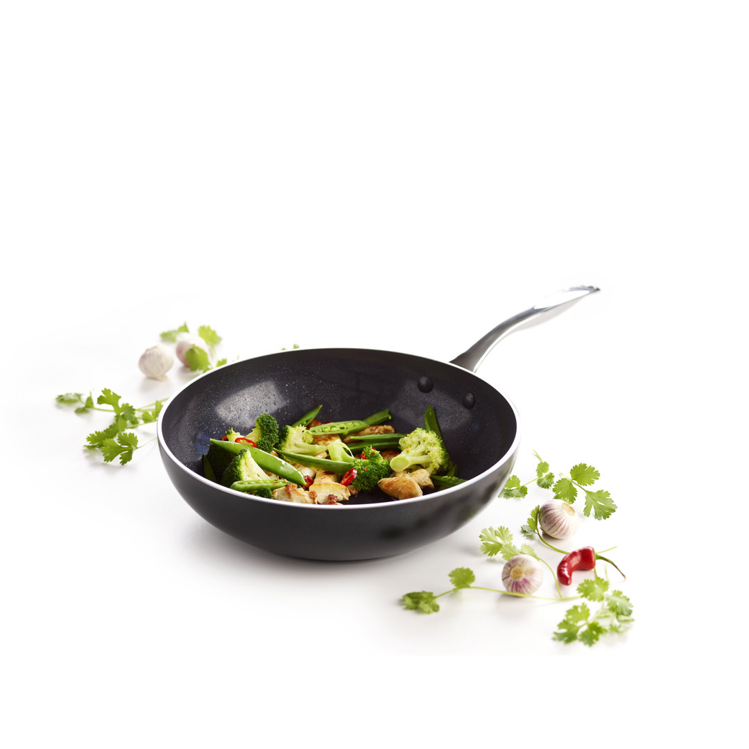 GreenPan 28 cm Antihaft-Wok Royal aus Aluminium