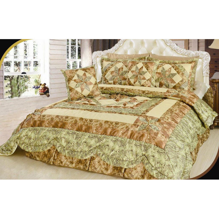 August Grove Turnham Patchwork Comforter Set Wayfair
