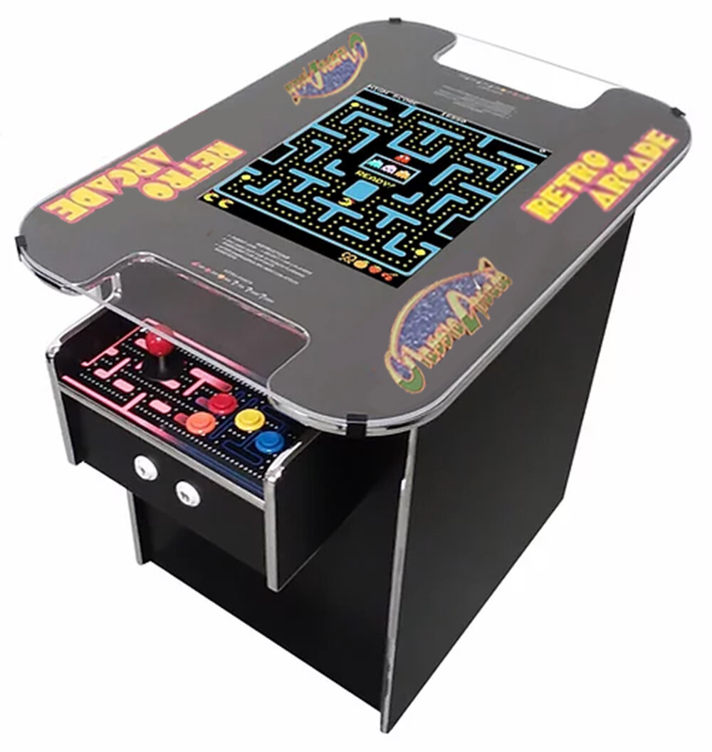 Cocktail Arcade Machine With 412 Classic Games Commercial Cabinet Video