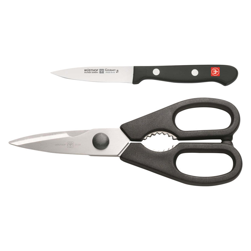 Wusthof Gourmet 2 Piece Paring Knife And Shears Reviews Wayfair