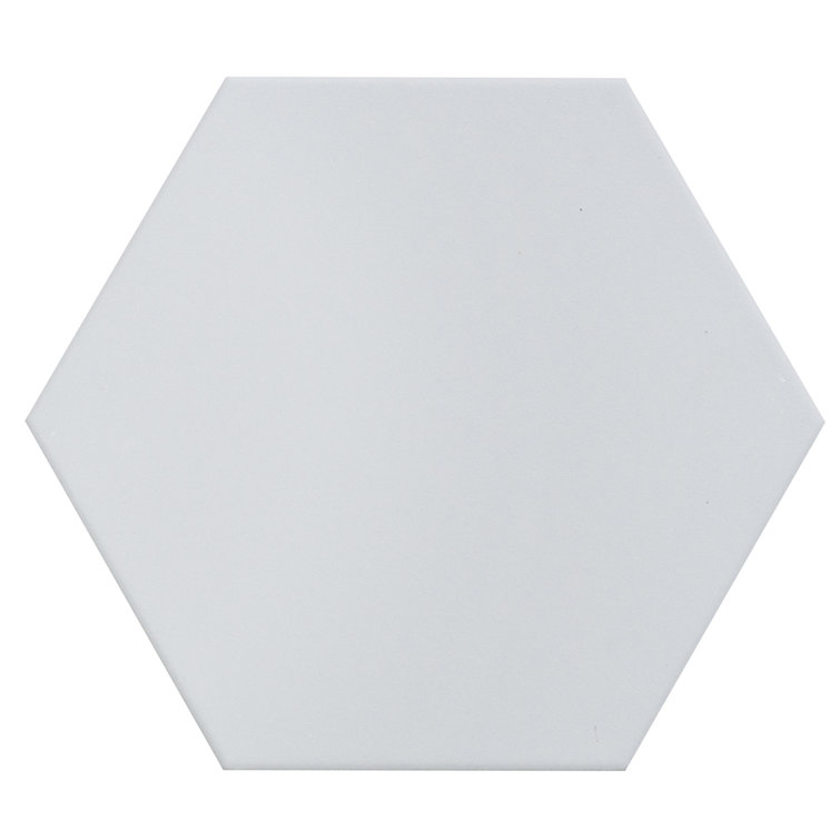 Milan  Hexagon 8X9.5 Silver Floor & Wall Tile