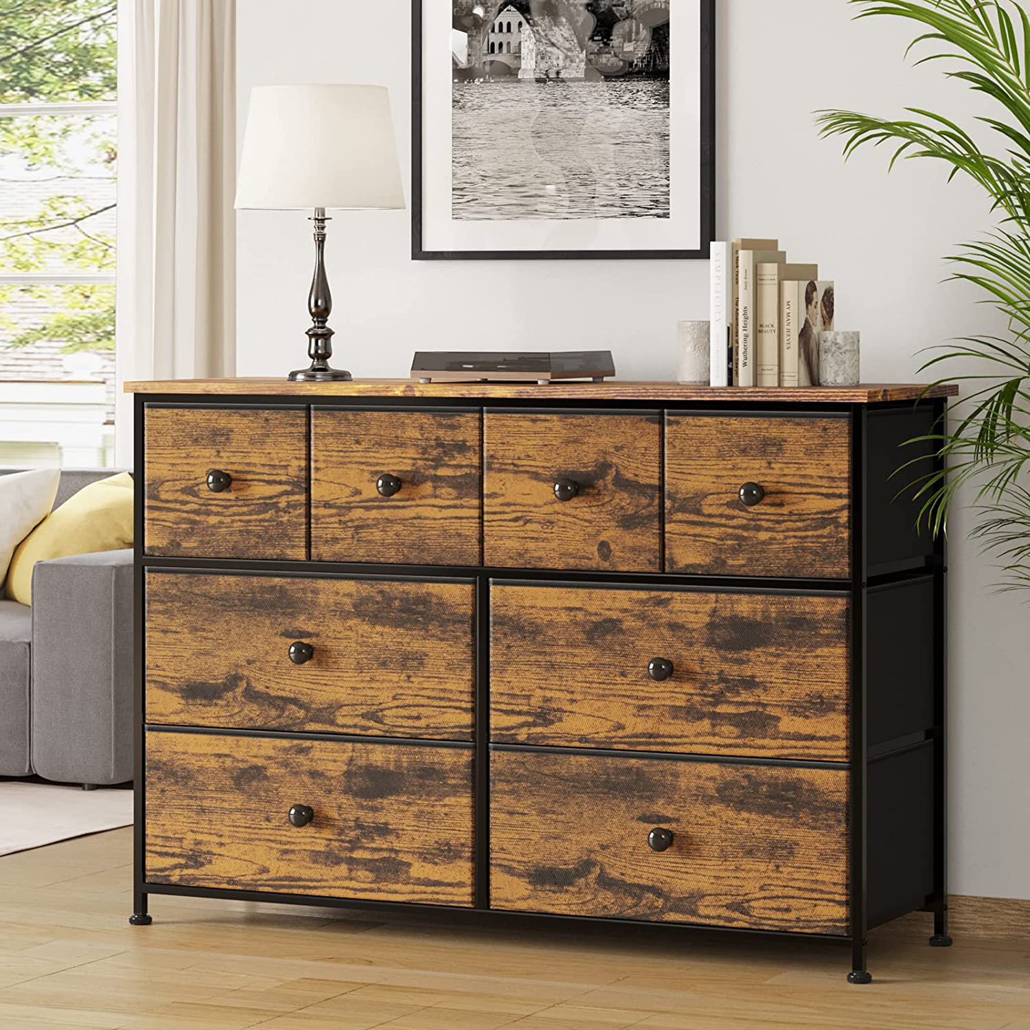 8 drawer dressing table