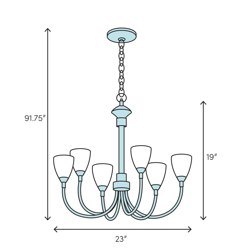 17 Stories Bennett 4 Light Shaded Classic Traditional Chandelier