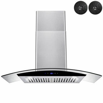 Akdy 30 343 Cfm Convertible Island Range Hood Reviews Wayfair
