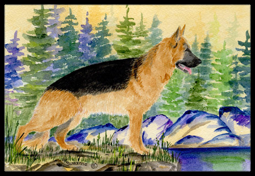 german shepherd door mat