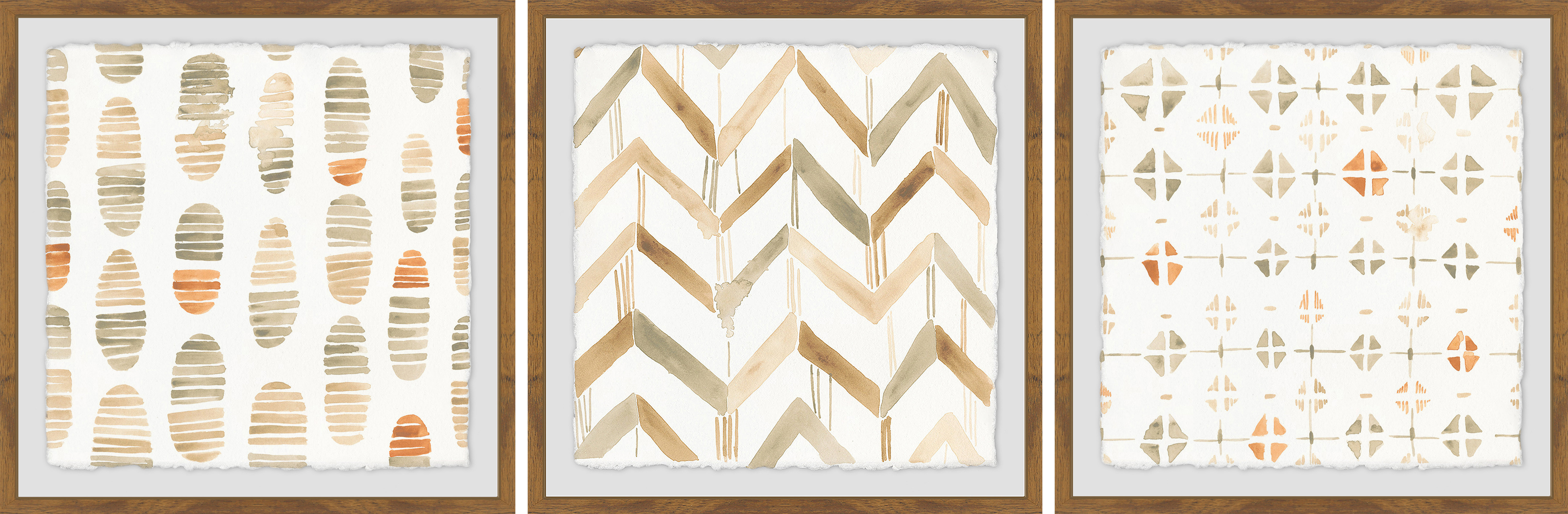 Union Rustic Mombasa Memories II Triptych 3 Piece Picture Frame Set Wayfair