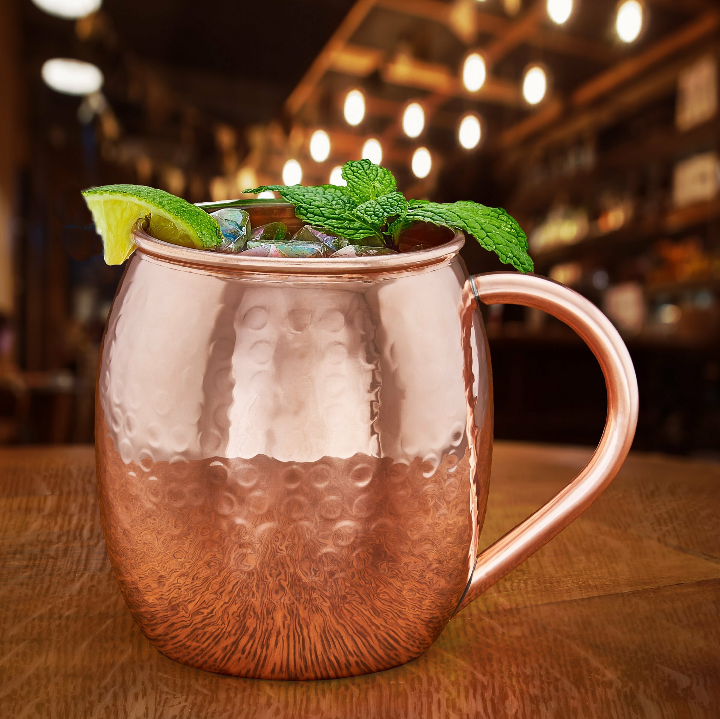 Solid Copper Moscow Mule Mug 16oz Authentic Moscow Mule Mugs 1 