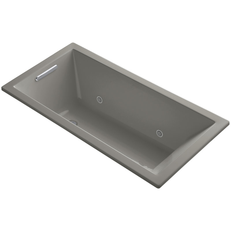 Kohler Underscore 60" x 30" Drop In Whirlpool Bathtub with ...