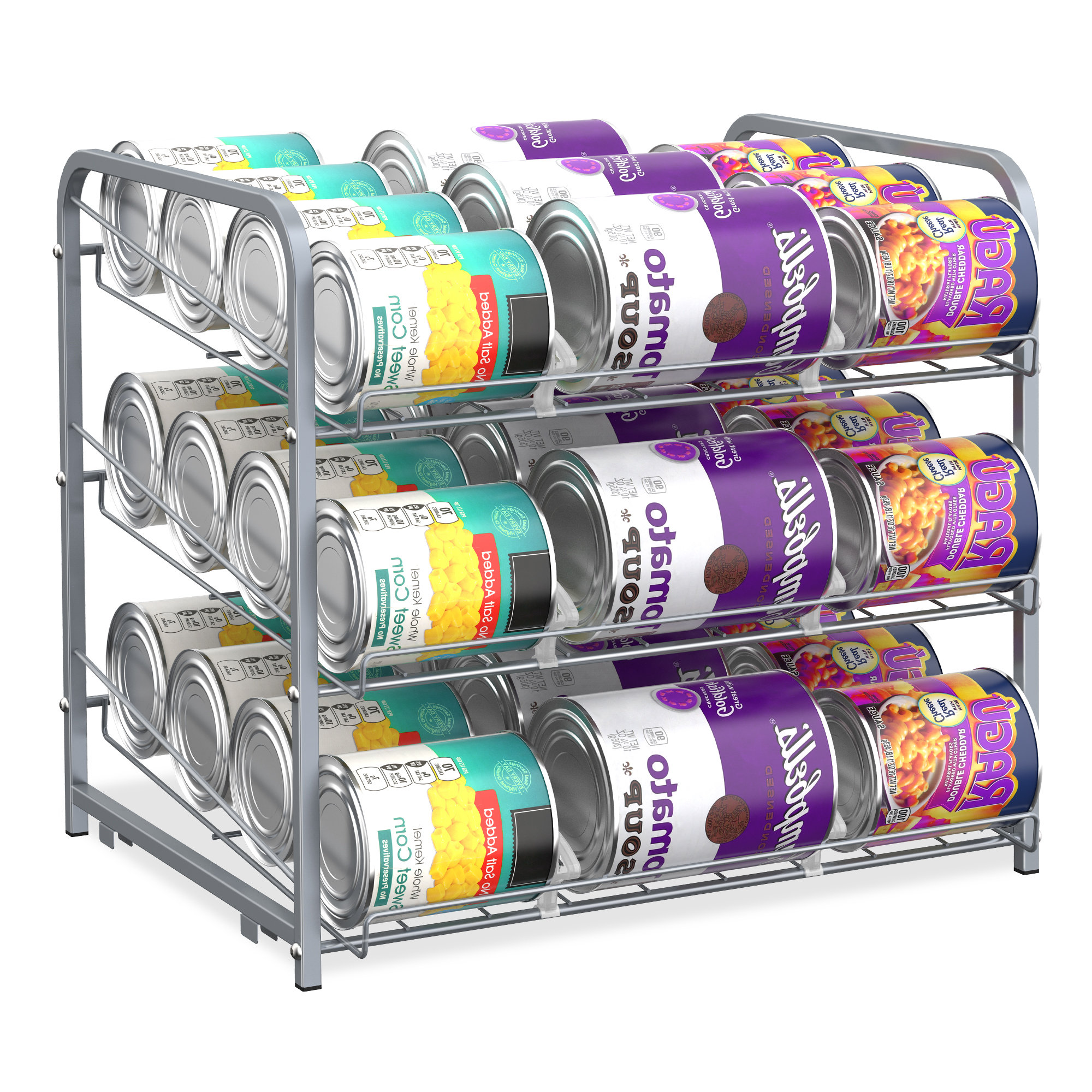 Rebrilliant 3 Tier Stackable Can Organizer | Wayfair