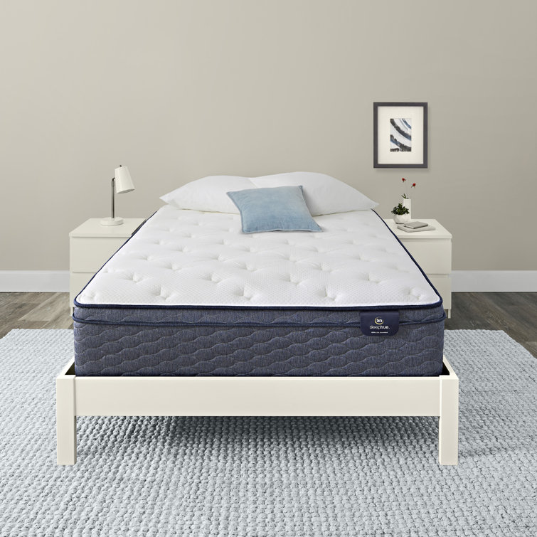 Serta SleepTrue 13" Plush Pillow Top Hybrid Mattress and Box Spring Set & Reviews Wayfair