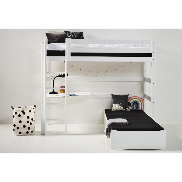 Hoppekids Premium European Single L Shaped Bunk Bed With Trundle