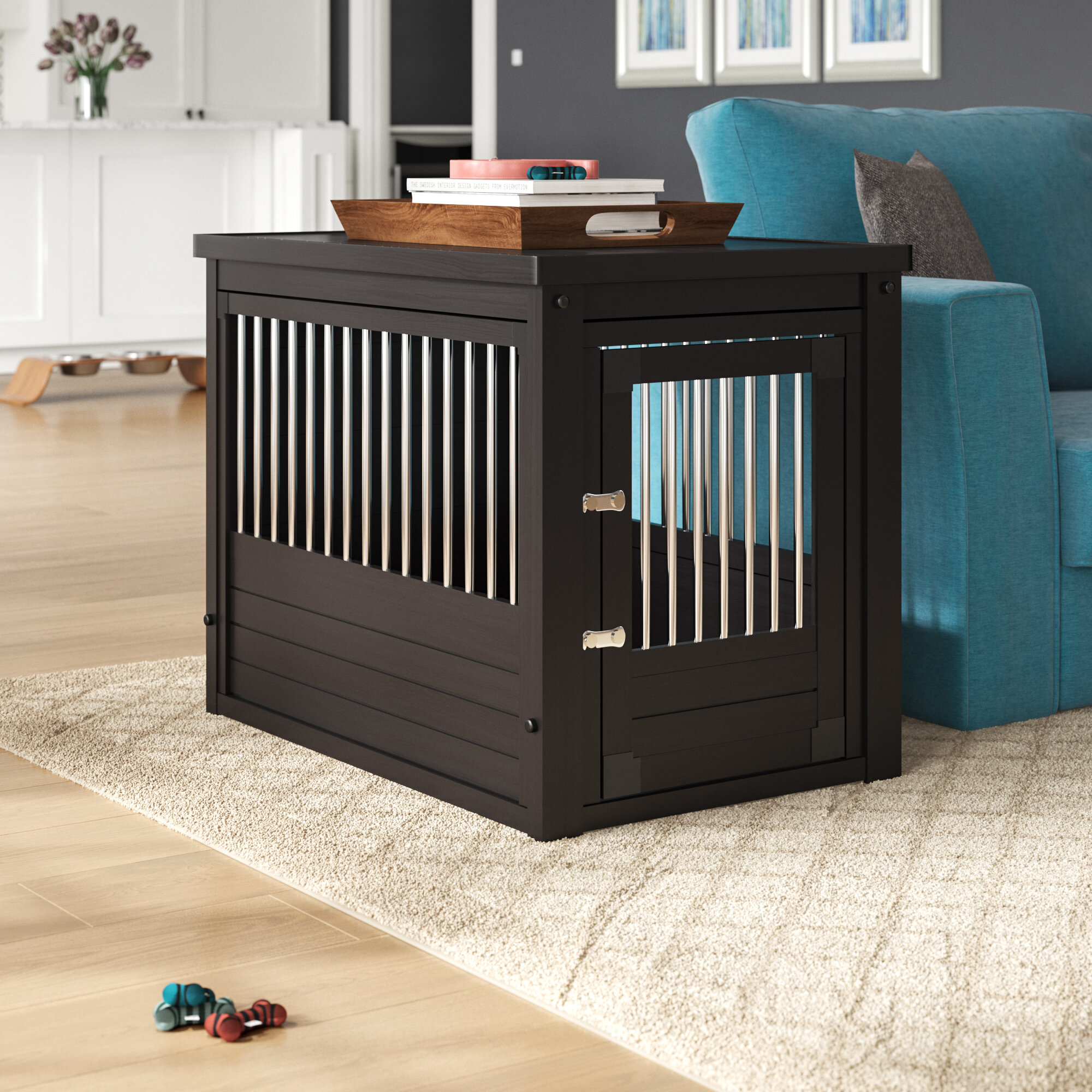 double dog kennel furniture