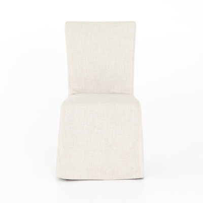 Rennie Upholstered Parsons Chair in Savile Flax