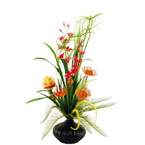 Tropical Garden in Ceramic Vase