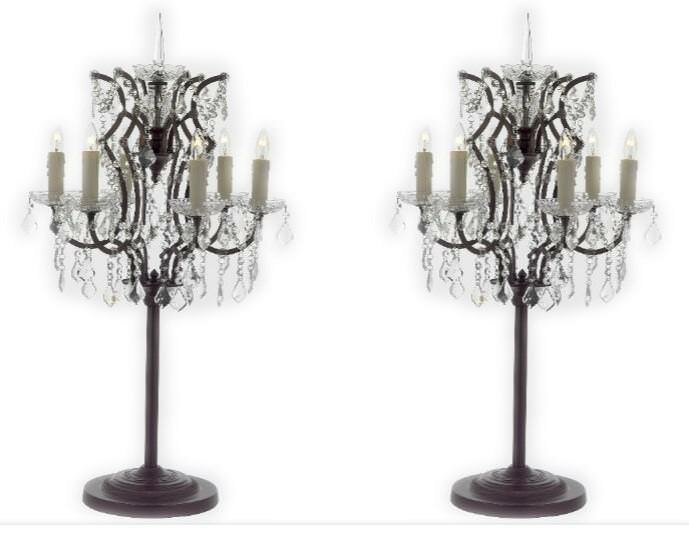 wayfair crystal table lamps