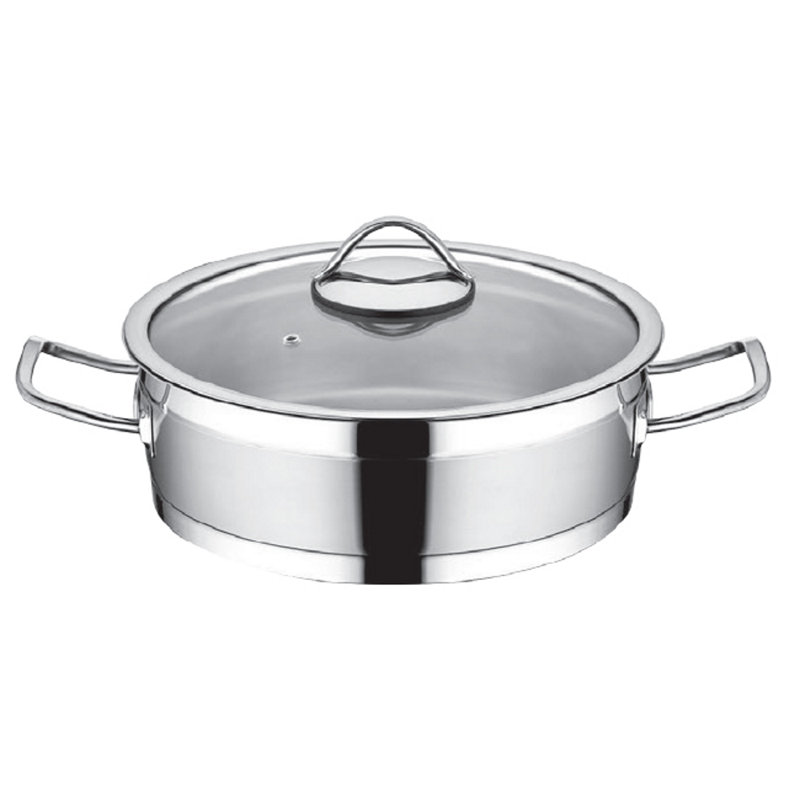 Homedora Sirma 3 1 Qt Non Stick Stainless Steel Soup Pot With Lid Wayfair
