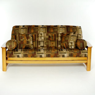 Alexis Box Cushion Futon Slipcover by Lifestyle Covers