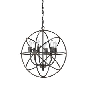 Aust 6-Light Candle-Style Chandelier