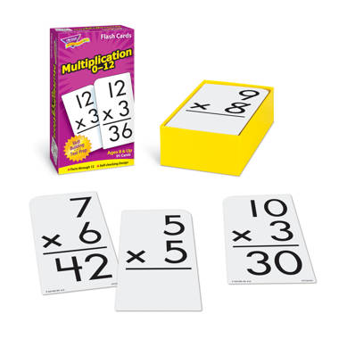 School Zone Publishing Szp04008 Multiplication 0-12 Flash Cards for sale online 